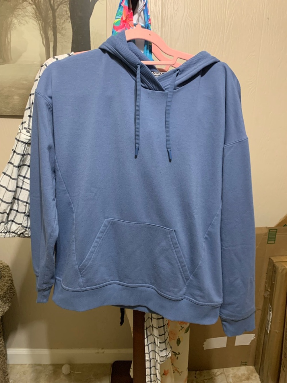 Jockey womans Light Blue Pullover Hoodie